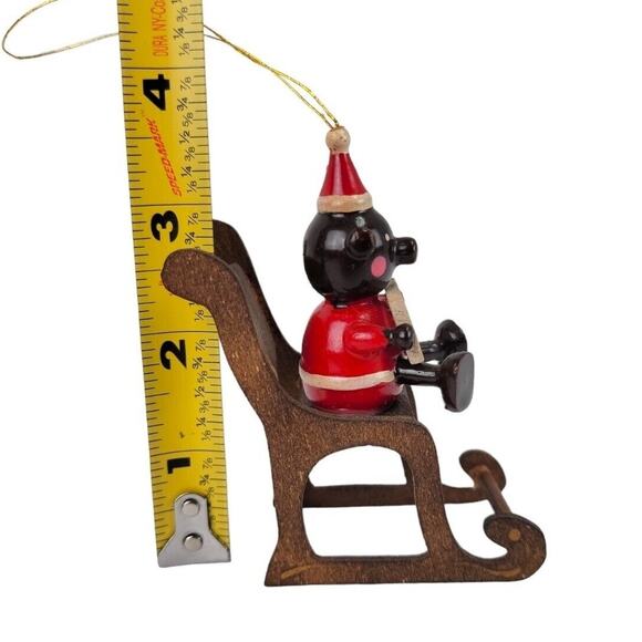 Vintage Country Bear In A Big Chair Christmas Tree Ornament - Picture 7 of 7